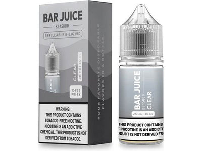 Clear - Bar Juice Salts - 30ML