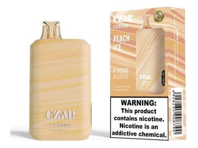 CZAR CZ9000 Disposable Vape - Peach Ice