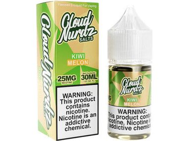 Cloud Nurdz E-Liquid - Kiwi Melon Salts 30ML Bottle 