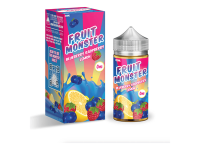 Fruit Monster E-Liquid - Blueberry Raspberry Lemon 100ML Bottle