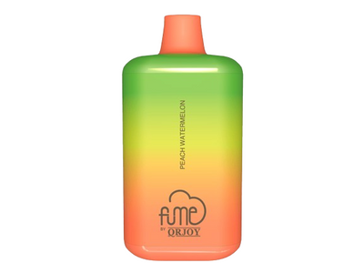 Peach Watermelon Disposable vape device from Fume Recharge
