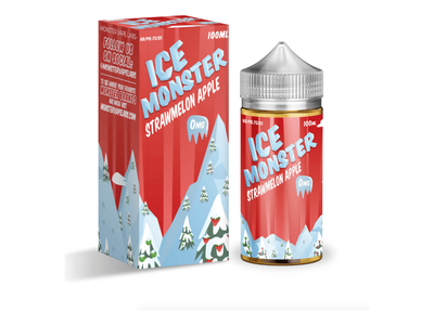Ice Monster E-Liquid - Strawmelon Apple 100ML Bottle 