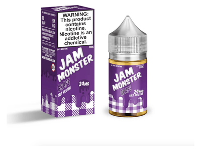 Jam Monster Salt E-Liquid - Grape 30ML Bottle