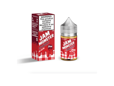 Jam Monster Salt E-Liquid - Strawberry 30ML Bottle 