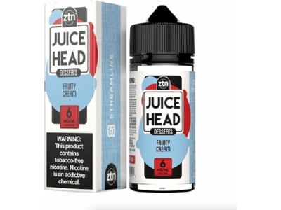 Juice Head E-Liquid - Fruity Cream 100ML Bottle 