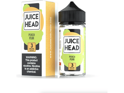 Juice Head E-Liquid - Peach Pear 100 ML Bottle