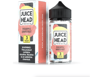 Juice Head E-Liquid - Pineapple Grapefruit Freeze 100ML Bottle 