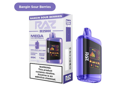 Raz Disposable Vape DC25000 Bangie Soue Berries 