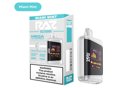 Raz Disposable Vape DC25000 - Miami Mint