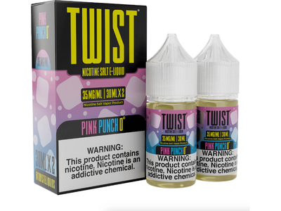 Twist E-Liquid - Pink Punch 0º Salt 30ML Bottle 