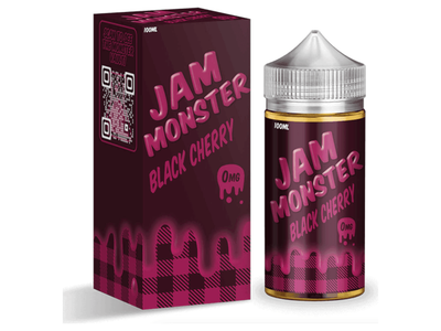 Jam Monster E-Liquid - Black Cherry 100ML Bottle