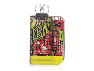 Lost Vape Orion Bar Frozen Raspberry Lemonade flavored disposable vape device.