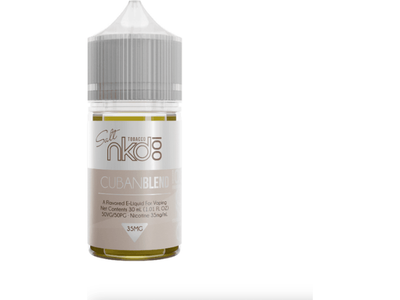 Naked 100 Salt E-liquid - Cuban Blend 30ML Bottle