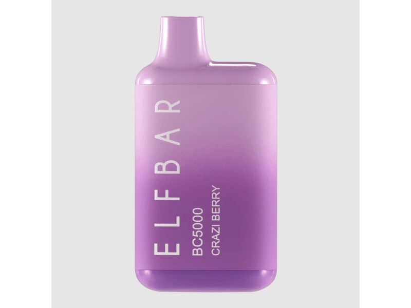 Elf Bar Crazi Berry flavor disposable vape device
