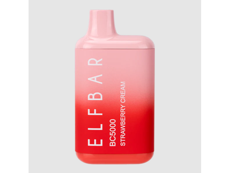 Elf Bar Strawberry Cream 5000 Puffs Disposable Vape