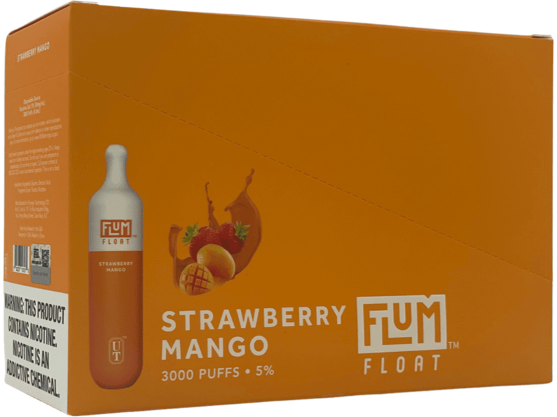Flum Float Strawberry Mango Flavor Box / Brick disposable vape