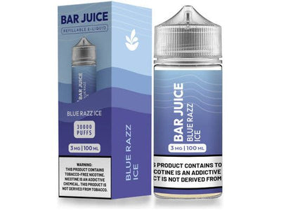 Bar Juice E-Liquid - Blue Razz Ice 100ML Bottle 
