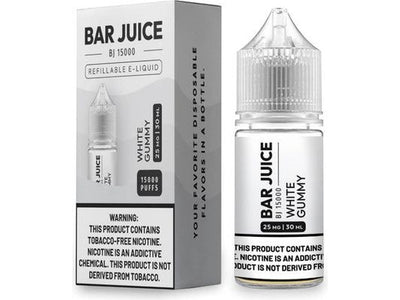 Bar Juice E-Liquid - White Gummy 30ML Bottle 