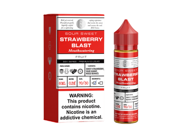 BSX Series E-Liquid Strawberry Blast 60ML Bottle 