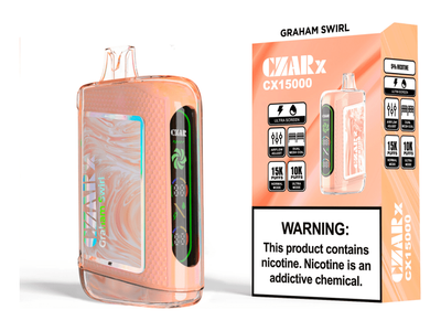 CZAR CX15000 Disposable Vape - Graham Swirl 