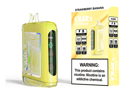 CZAR CX15000 Disposable Vape - Strawberry Banana 