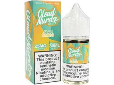 Cloud Nurdz E-Liquid - Aloe Mango Salts 30ML Bottle 