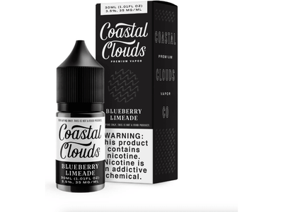 Coastal Clouds Salt E-Liquid - Blueberry Limeade 30ML Bottle 
