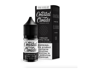 Coastal Clouds Salt E-Liquid - Chilled Apple Pear 30ML Bottle 