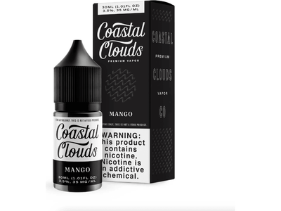Coastal Clouds Salt E-Liquid - Mango 30ML Bottle 