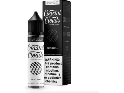 Coastal Clouds E-Liquid - Menthol 60ML Bottle 