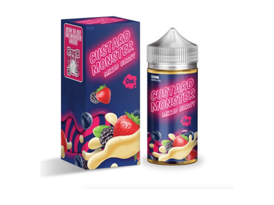 Custerd Monster E-Liquid - Mixed Berry 100ML Bottle 