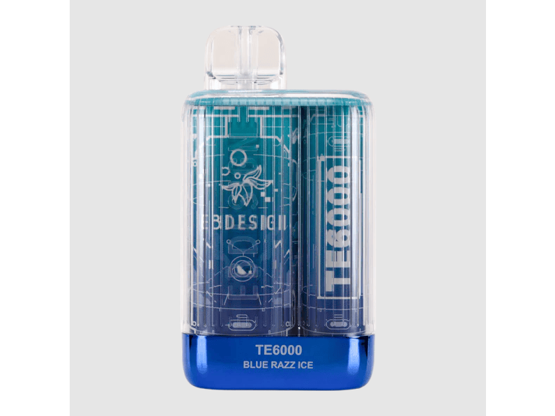 EBDesign TE6000 Disposable vape Blue Razz Ice flavor device