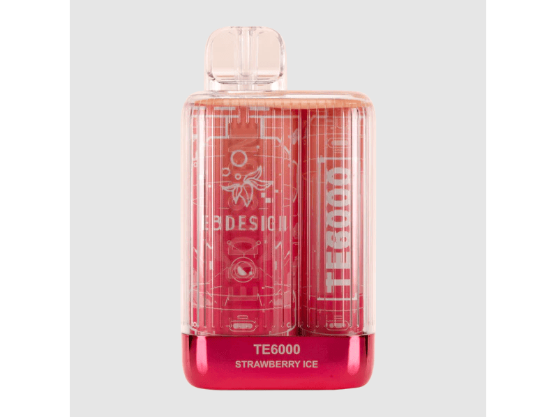 EBDesign TE6000 Strawberry Ice disposable vape device 