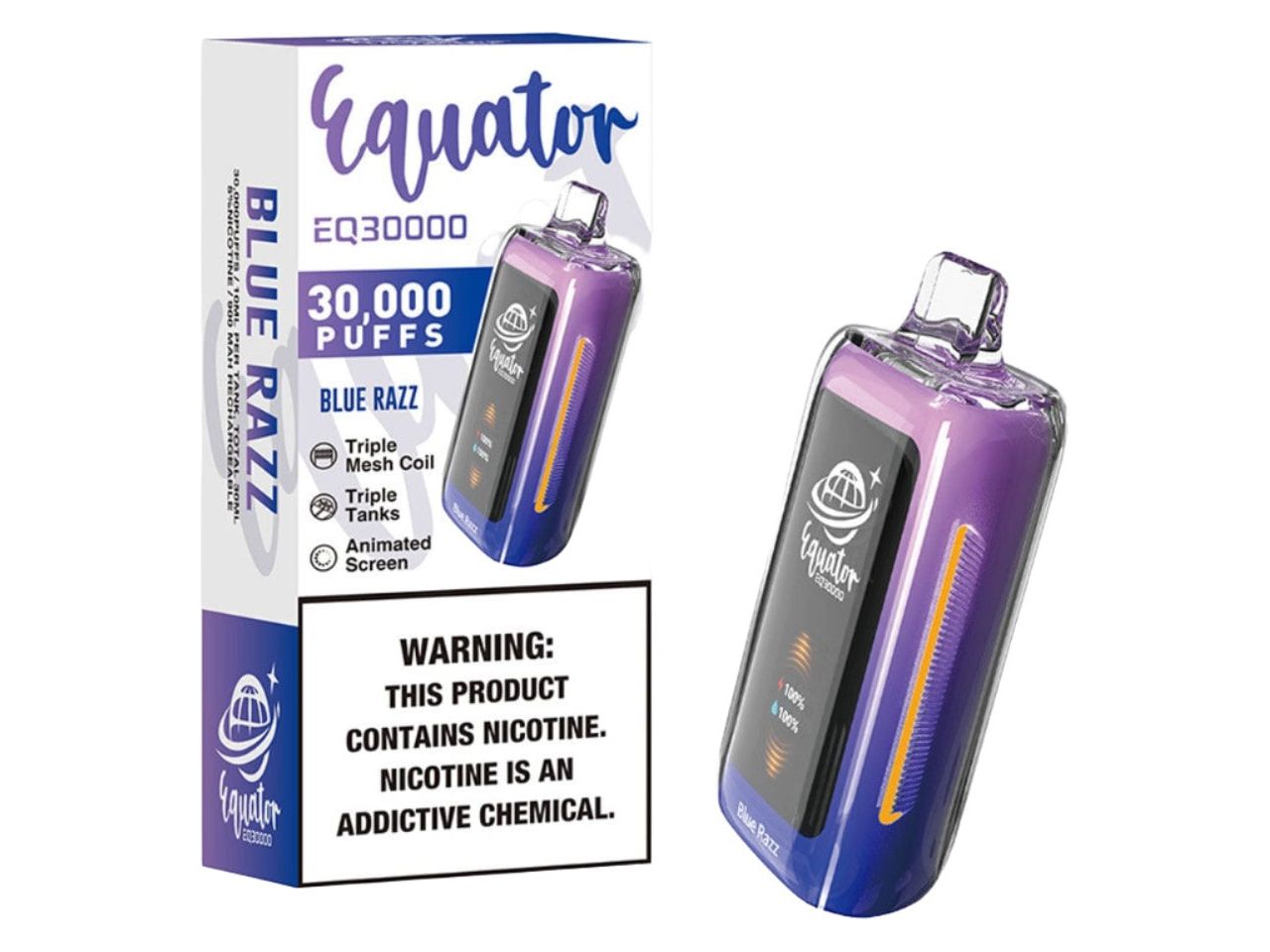Blue Razz - Equator EQ30000 Vape