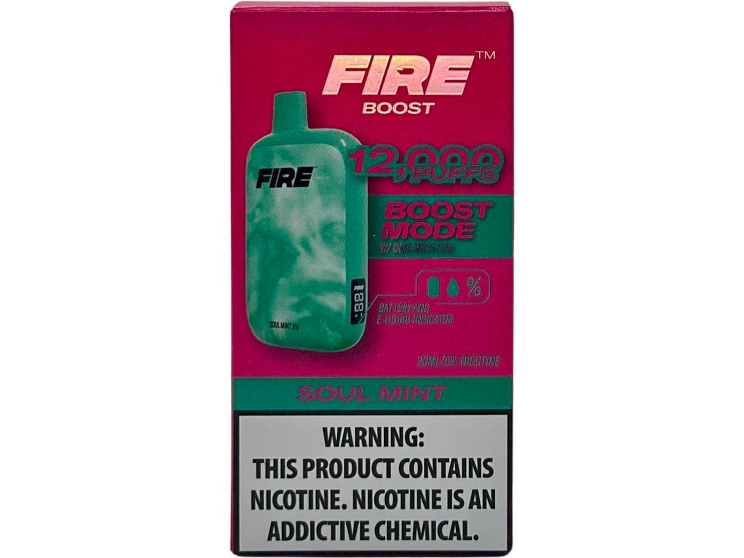 Fire Boots Disposable Front Packaging Soul Mint  