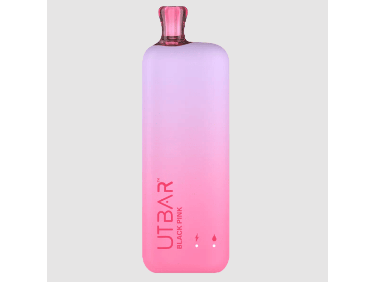UT Bar Black Pink flavored disposable vape device.