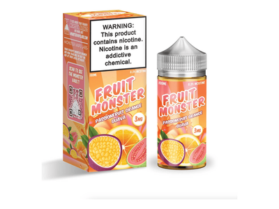 Fruit Monster E-Liquid - Passionfruit Orange Guava 100ML Bottle