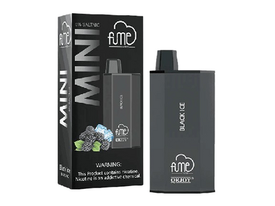 Fume Mini Black Ice flavor disposable vape device - Up to 1000 puffs
