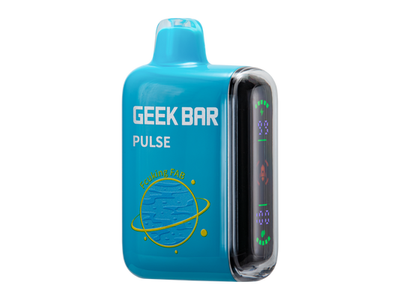 Geek Bar Pulse - Fcuking FAB flavored disposable vape device and box.