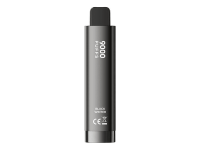 HQD Cuvie Plus 2.0 Black Winter flavored disposable vape device 9000 Puffs