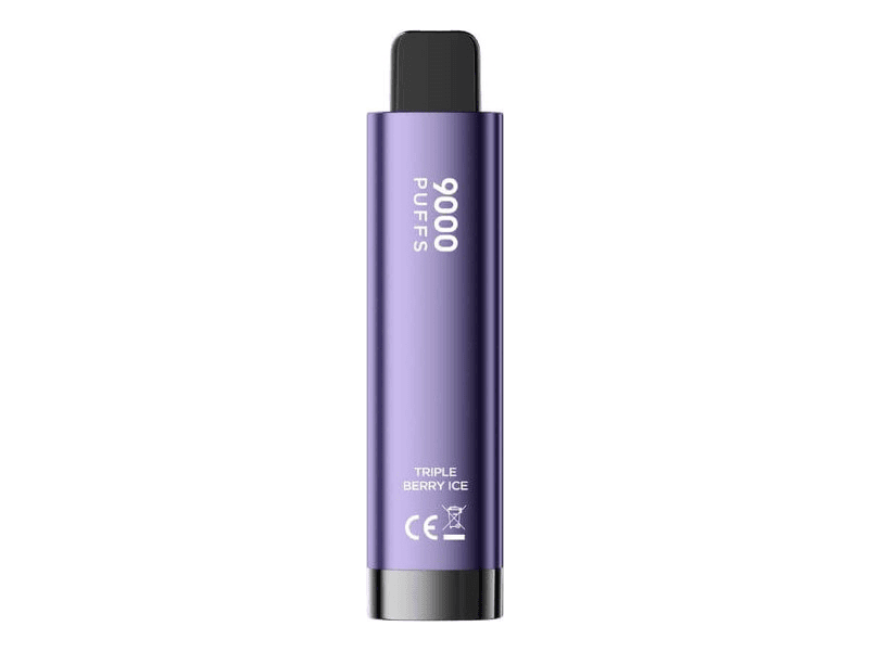 HQD Cuvie Plus Triple Berry Ice flavored disposable vape device.