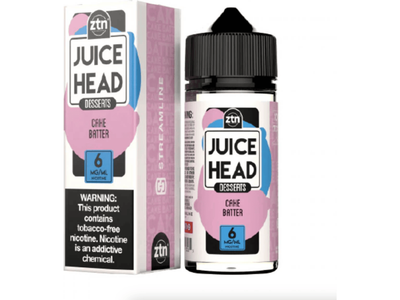 Juice Head E-Liquid - Cake Batter 100ML Bottle 
