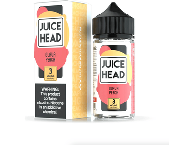 Juice Head E-Liquid - Guava Peach 100ML Bottle 