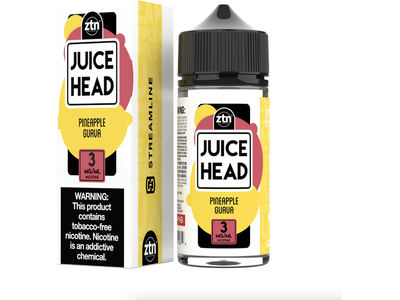 Juice Head E-Liquid - Pineapple Guava 100ML Bottle 