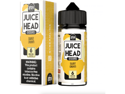 Juice Head E-Liquid - Sweet Cream 100ML Bottle 