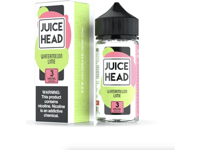 Juice Head E-Liquid - Watermelon Lime 100ML Bottle 