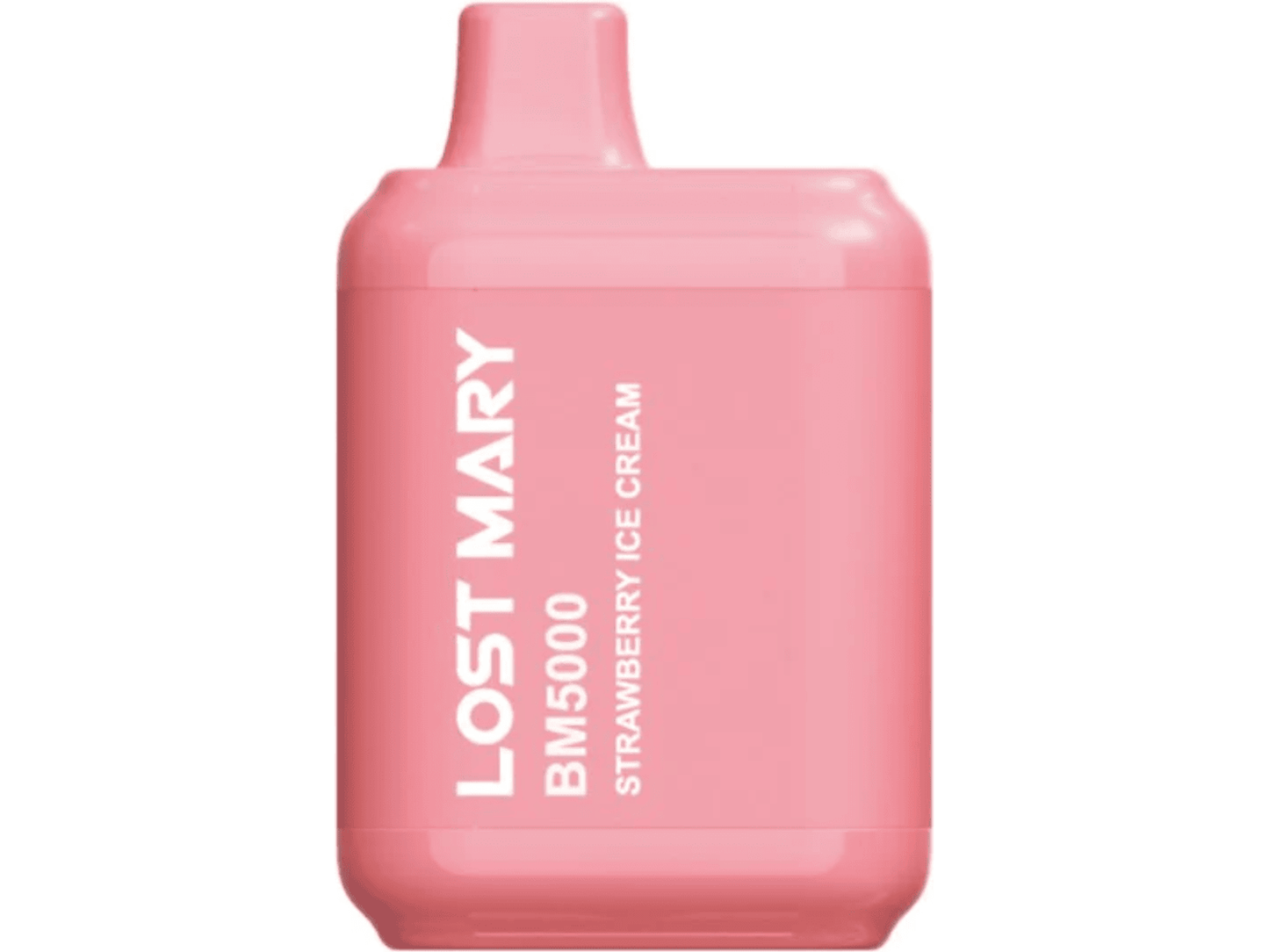 Lost Mary BM5000 Strawberry Ice Cream flavored disposable vape device.