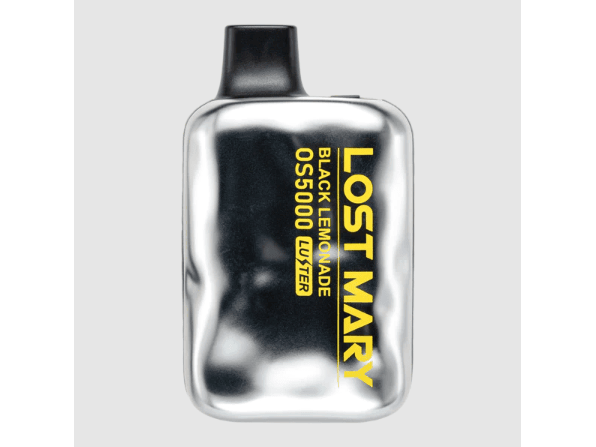 Black Lemonade flavored - Lost Mary OS5000 Disposable Vape