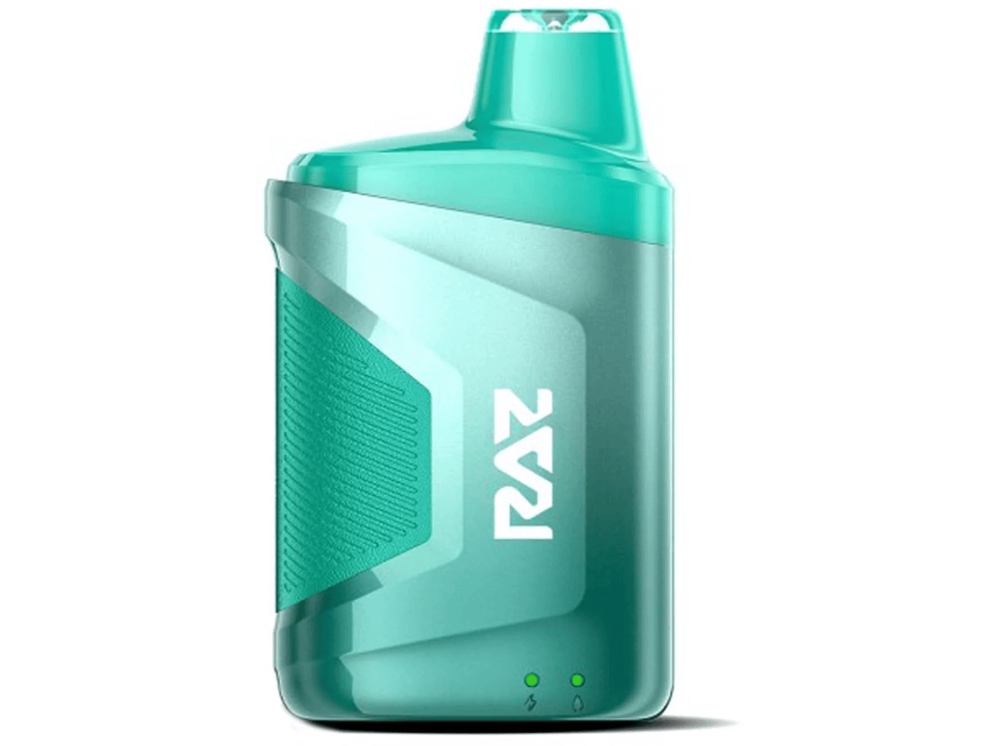 RAZ CA6000 Spearmint flavored disposable vape device.