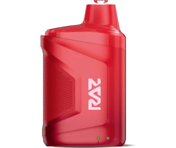 Raz CA6000 Strazz flavored disposable vape device.